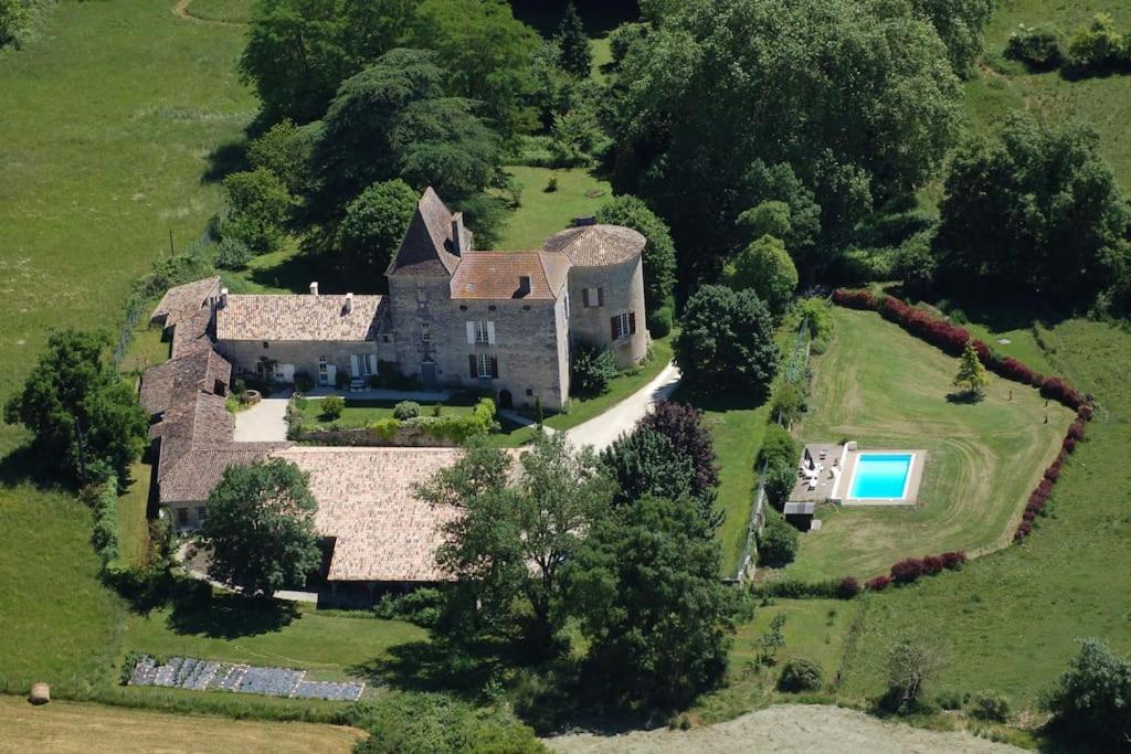 Chateau Barayre - Beautiful 12Th Century Castle With Pool And Large Garden Laussou Bagian luar foto